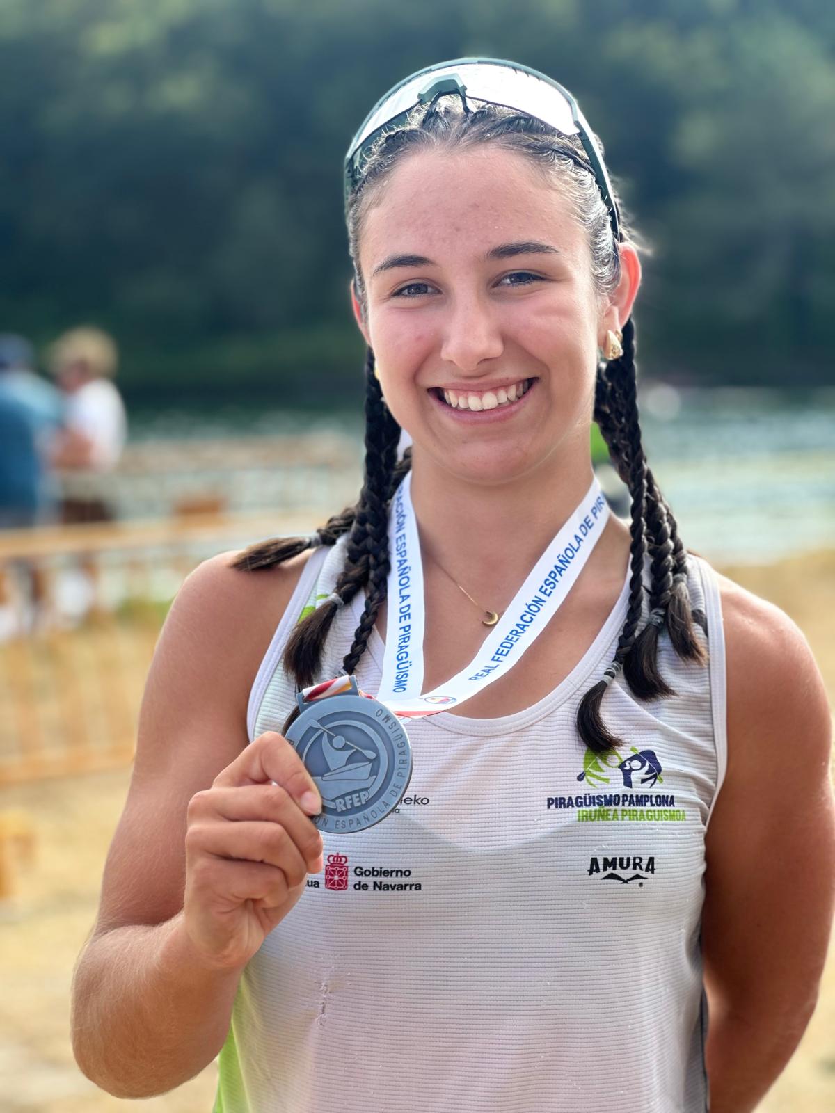 Cinco medallas para el Piragüismo Pamplona en el Campeonato de España de Maratón Corto y Largo de verano
